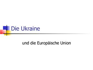 Die Ukraine und die EU