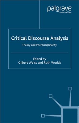Critical Discourse Analysis (ed. by Wodak Ruth and Weiss Gilbert)
