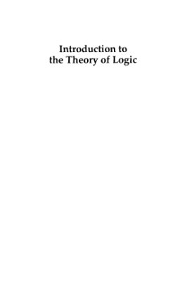 Zalabardo J.L. Introduction to the Theory of Logic