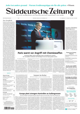 Süddeutsche zeitung 2015 №268 November 20