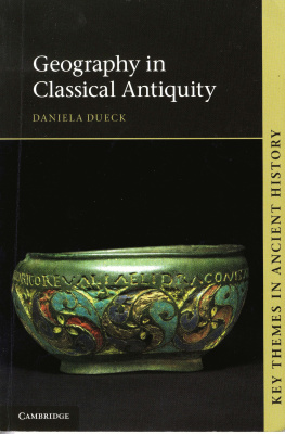 Dueck D. Geography in Classical Antiquity