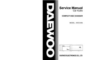 Компакт диск ченжер DAEWOO AKD-0495