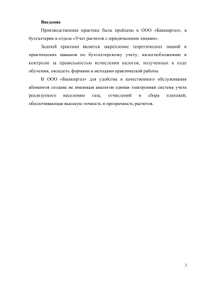 Отчет по производственной практике - ООО Башкиргаз