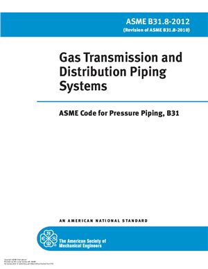 ASME B31.8-2012 Gas Transmission and Distribution Piping Systems