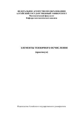 Чешкова М.А. Элементы тензорного исчисления (практикум)
