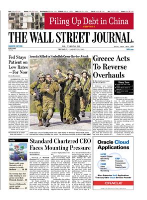 The Wall Street Journal 2015 №253 January 29 (Europe Edition)