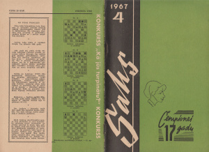 Шахматы Рига 1967 №04 (172) февраль