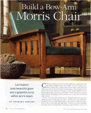 Morris chair. Подборка статей из разных журналов