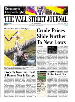 The Wall Street Journal 2015 №237 January 07 (Europe Edition)