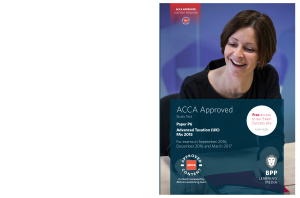 ACCA - BPP P6 Advanced Taxation FA 2015 - Study Text 2016-2017