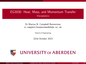 Лекция по Heat, mass and momentum transfer. 13 - Viscoplastics