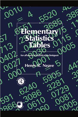 Neave H.R. Elementary Statistics Tables