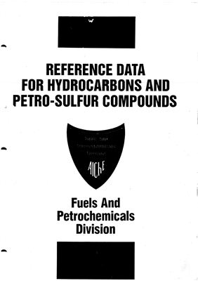 Reference Data for Hydrocarbons and Petro-Sulfur Compound