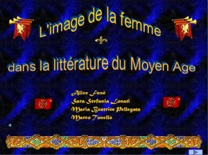 L'image de la femme dans la littérature du Moyen Age