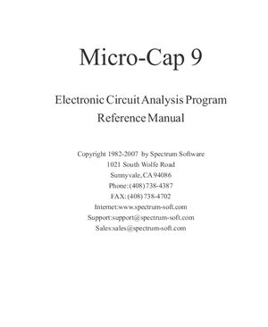 Micro-Cap 9 Pro