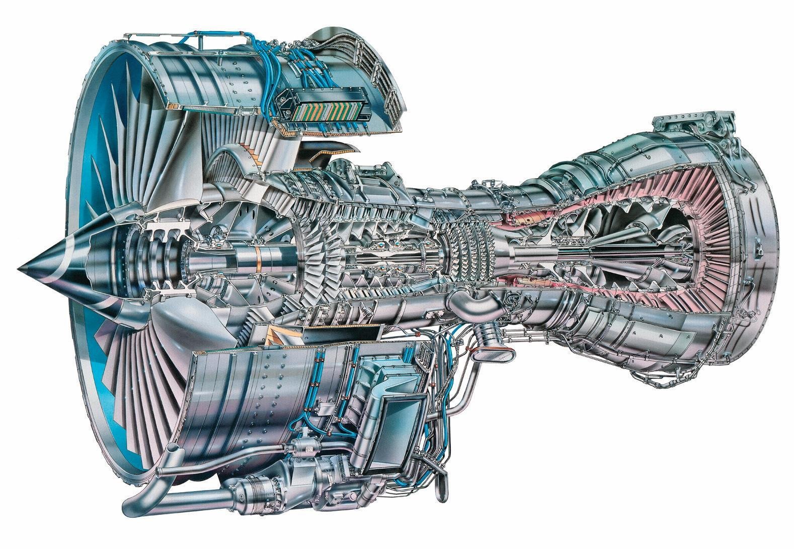 Cutaway Rolls-Royce Trent 500