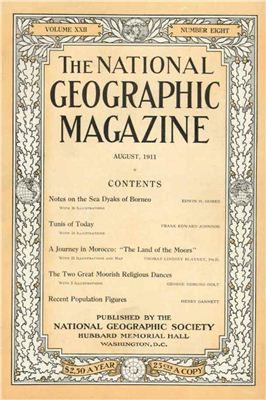National Geographic Magazine 1911 №08