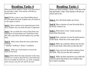 Карточки - Reading tasks