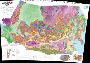 Atlas of geological maps of Central Asia and adjacent areas, 1: 2 500 000. Tectonic