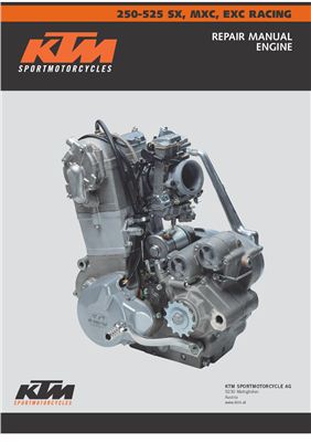 KTM 250-525 SX-MXC-EXC 2003 Repair Manual [English]