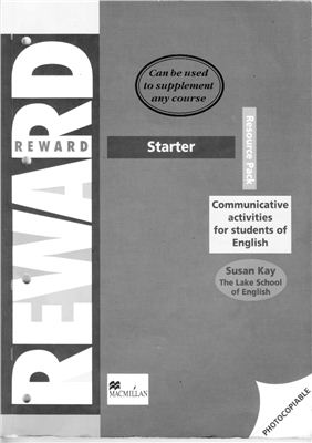 Kay Susan. Reward Starter Resource Pack