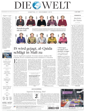 Die Welt 2015.11 November 21