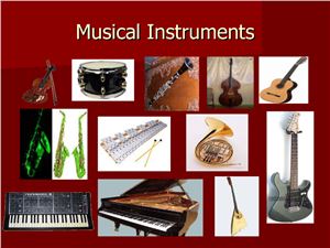 Презентация по английскому языку по теме Музыкальные инструменты