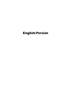 English-Persian Dictionary of Biotechnology