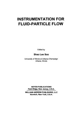 Soo S.L. (ed.) Instrumentation for fluid-particle flow