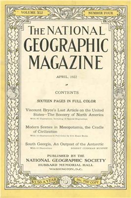 National Geographic Magazine 1922 №04