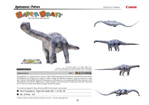 Динозавры Apatosaurus