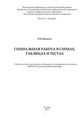 Воронцова М.В. Социальная работа в схемах, таблицах и тестах