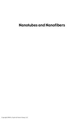 Gogotsi Y. (Ed.) Nanotubes and Nanofibers