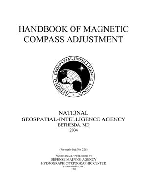 NGIA-Hand Book of Magnetic Compass Adjustment