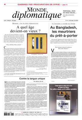 Le Monde diplomatique 2013 Juin №711