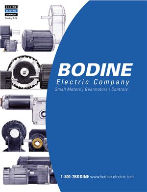 Каталог Bodine Electric Company USA