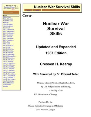 Cresson H. Kearny Nuclear War Survival Skills