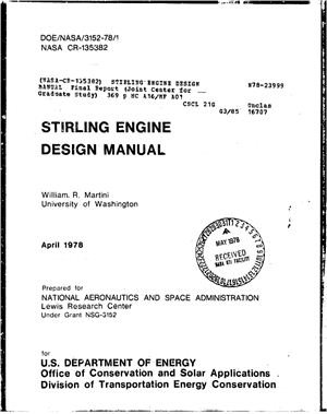 Martini W.R. Stirling Engine Design Manual