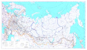 Российская Федерация. Административная карта