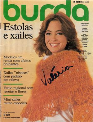 Burda 1982 (Portugal) - Estolas e Xailes (Вяжем палантины и шали)
