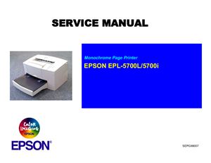 EPSON EPL-5700L/5700i. Service Manual