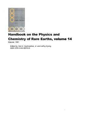 Gschneidner K.A., Jr. et al. (eds.) Handbook on the Physics and Chemistry of Rare Earths. V.14
