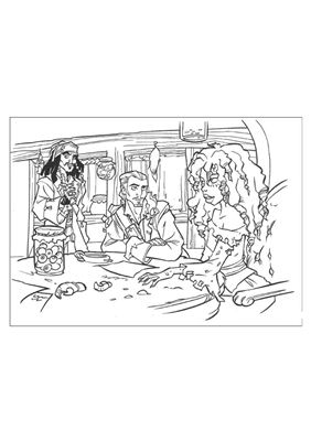 Pirates of the Caribbean. Coloring Book