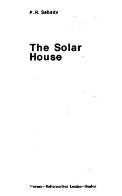 Сабади П.Р. Солнечный дом