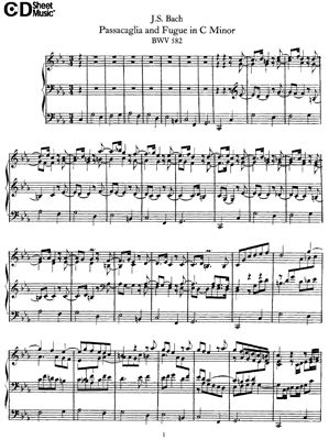 Бах И.С. Пассакалья и Фуга До Минор (BWV 582)