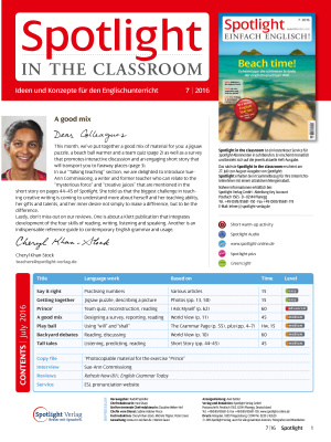 Spotlight in the Classroom 2016 №07 (Методическая разработка для преподавателей)