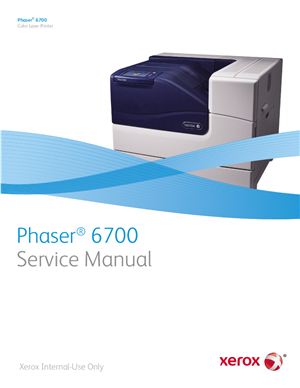 Xerox Phaser 6700 Printer. Service Manual