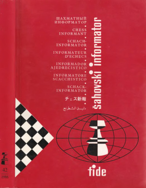 Шахматный информатор 1986 №042