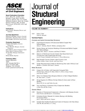Journal of Structural Engineering 2006 №07
