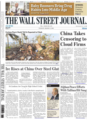 The Wall Street Journal 2015 №137 March 17 (Asia Edition)